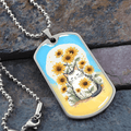 Sunflower Kitty Necklace - Jewelry, Necklaces - EpiAl's Shop