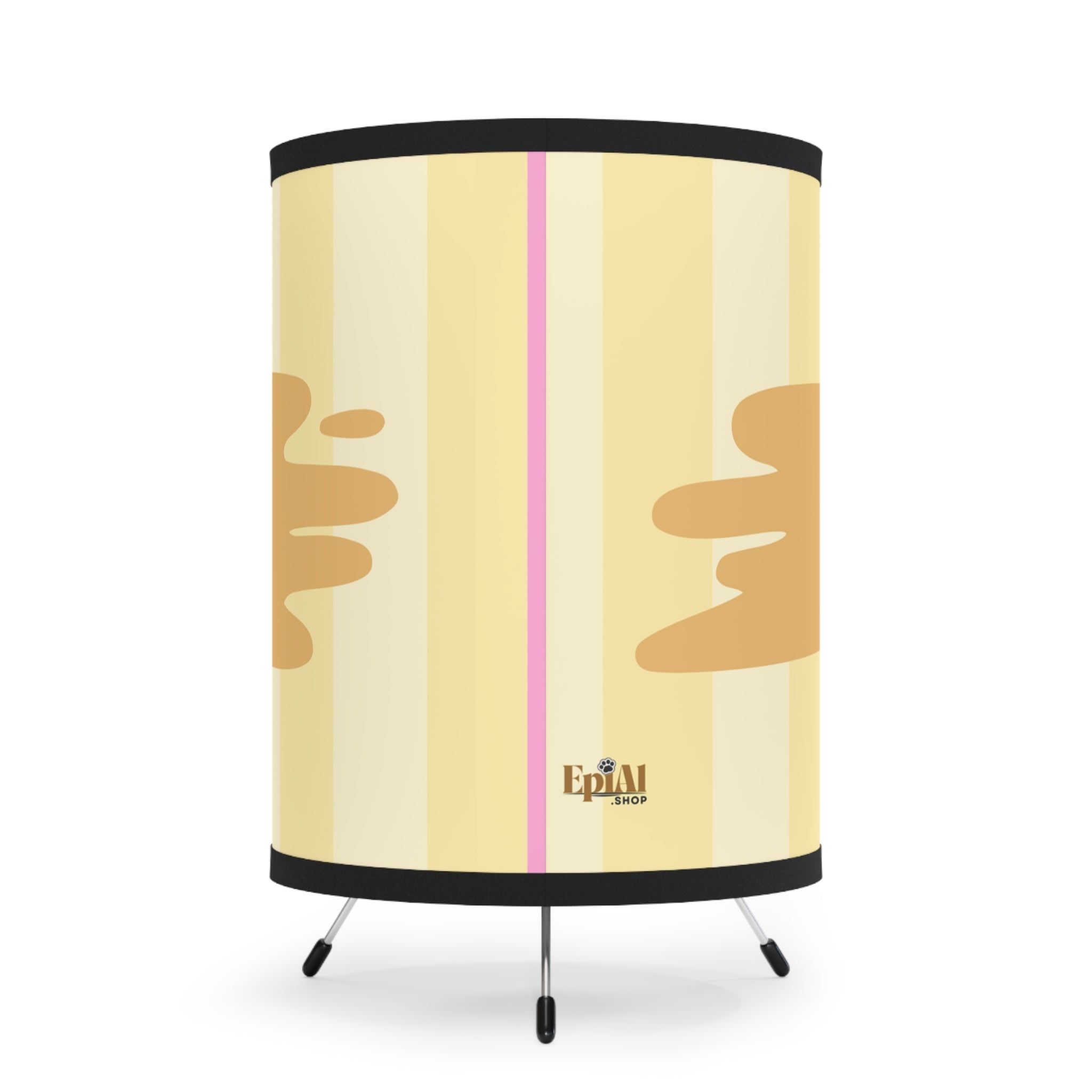 Sunflower Kitty Tripod Lamp, Unique Gift for Cat Lovers - Decor, Home, Lamps - EpiAl's Shop