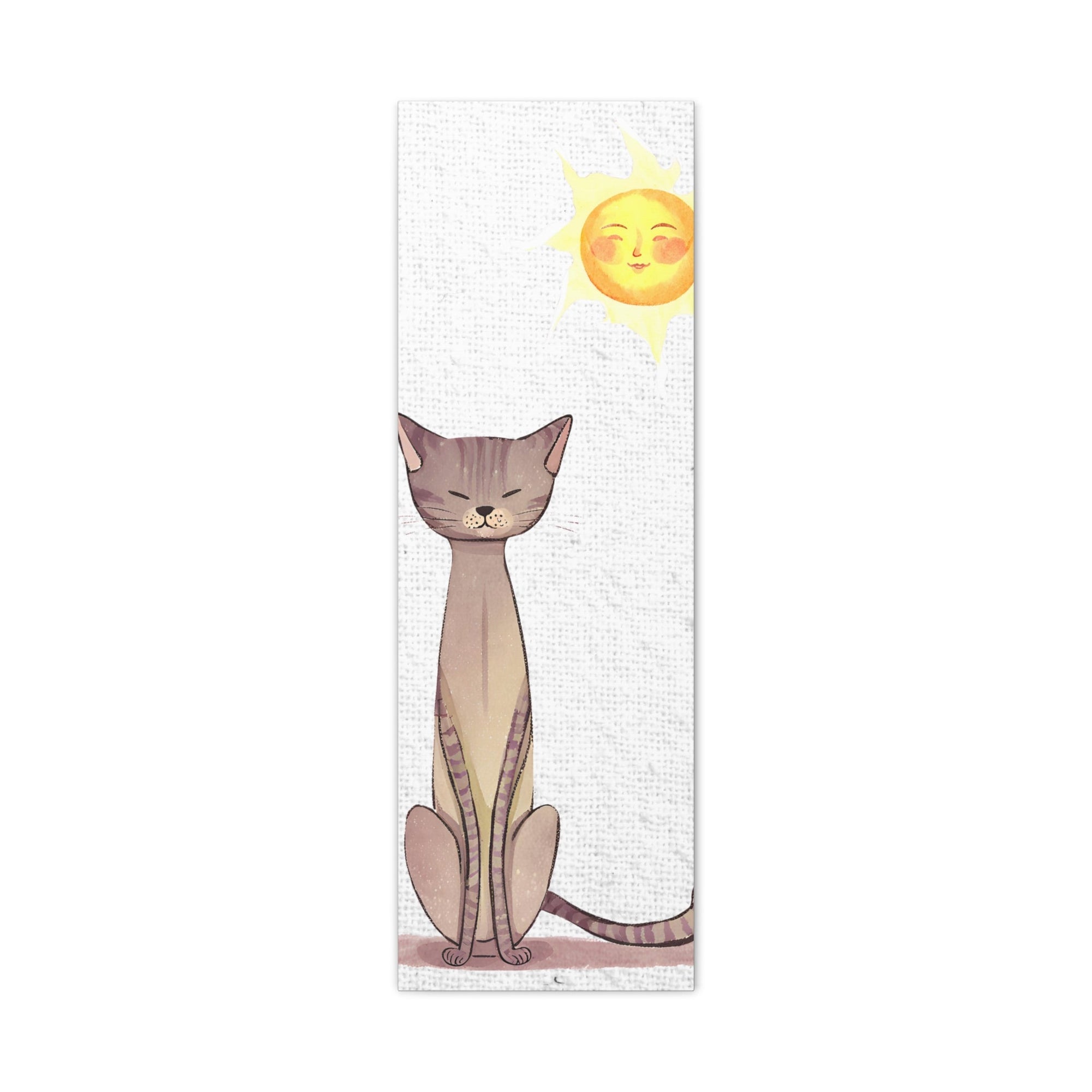 Sunny Cat Matte Canvas, Stretched, 1.25" - Canvas - Epileptic Al’s Shop