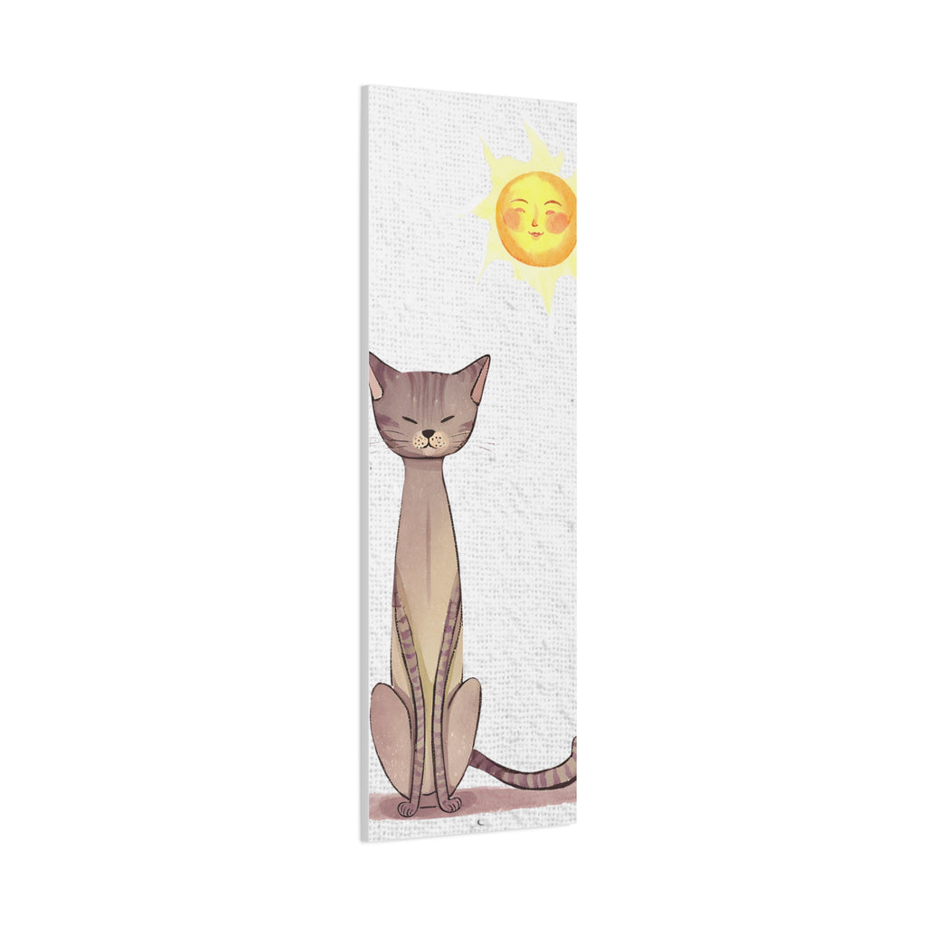 Sunny Cat Matte Canvas, Stretched, 1.25" - Canvas - Epileptic Al’s Shop