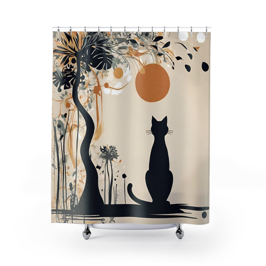 Sunrise Kitty Shower Curtains - Home Decor - Epileptic Al’s Shop