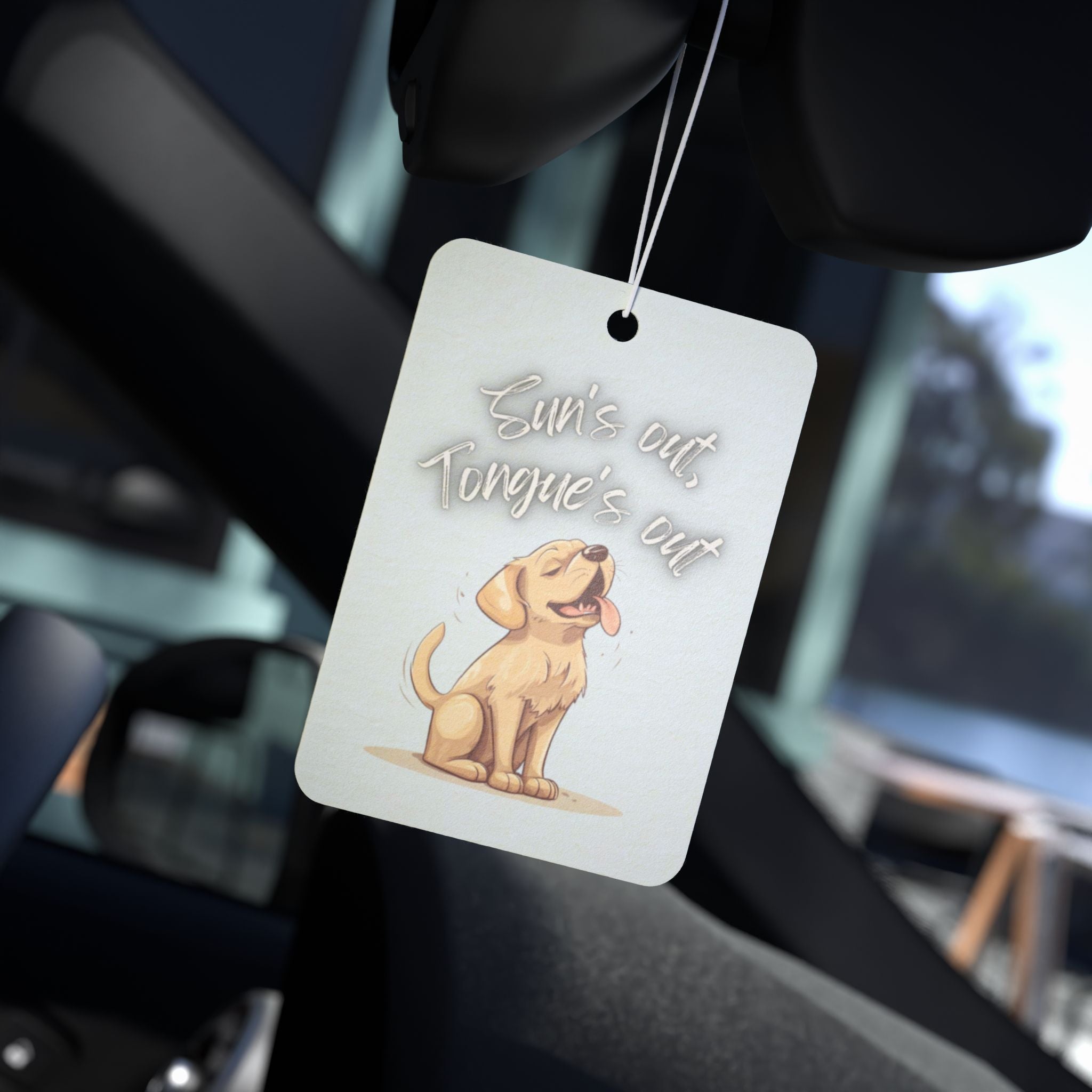 Sun's Out Tongue's Out Car Air Freshener - Accessories, Auto, Air Fresheners - EpiAl's Shop