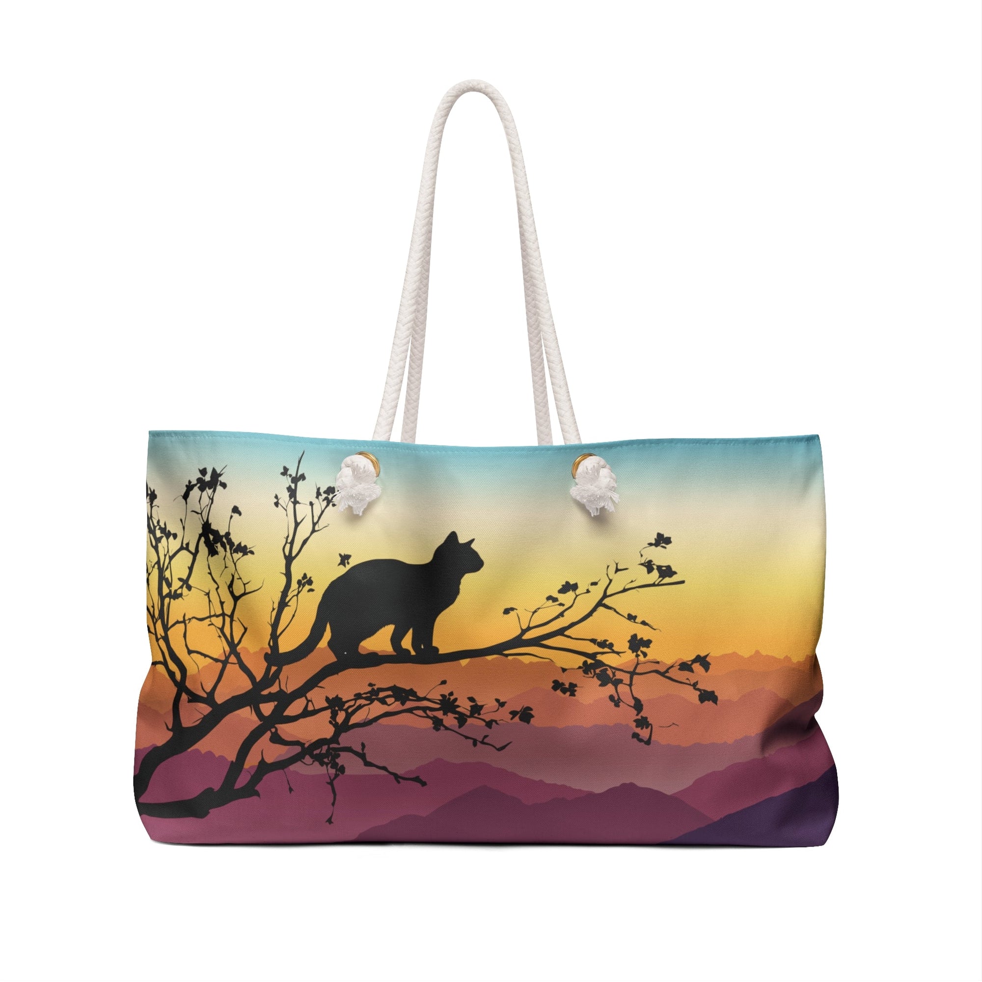 Sunset Kitty Weekender Bag - Bags - Epileptic Al’s Shop