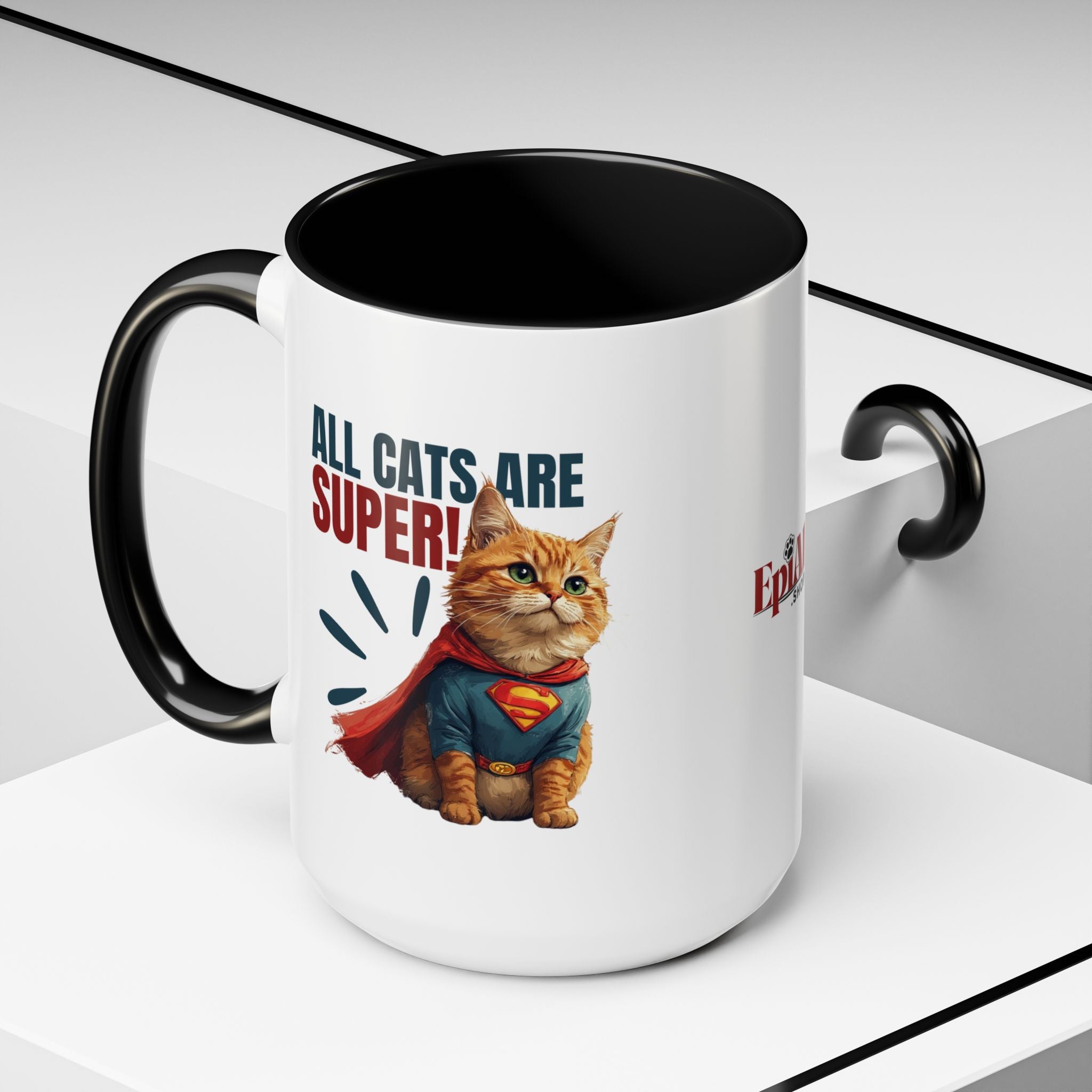 Super Cat Accent Mug | Funny Coffee Mug - Drinkware, Coffee Mugs - EpiAl's Shop