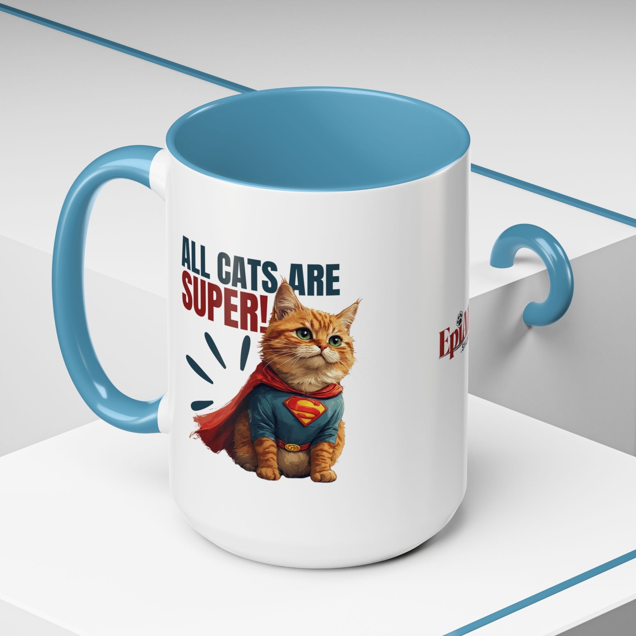 Super Cat Accent Mug | Funny Coffee Mug - Drinkware, Coffee Mugs - EpiAl's Shop