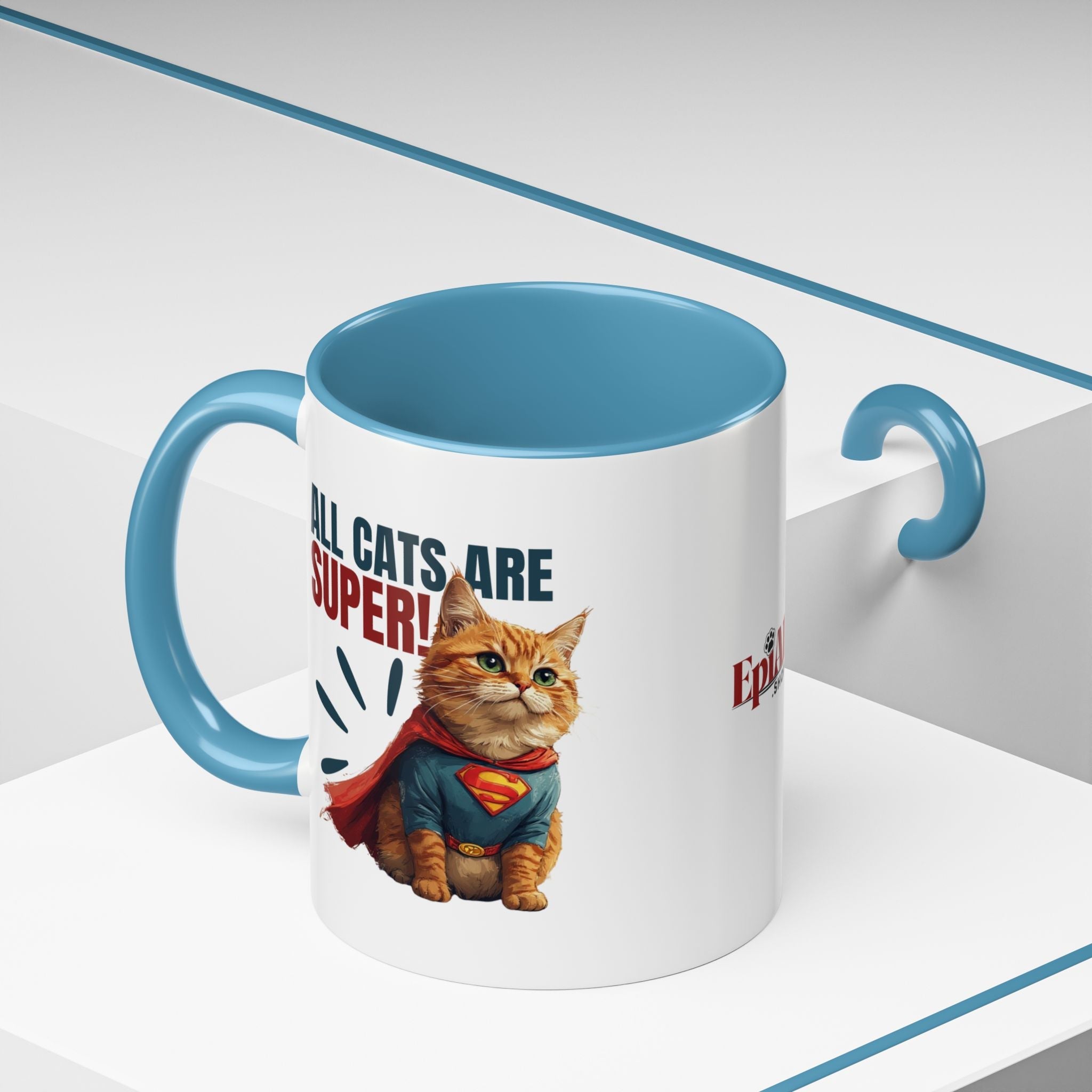 Super Cat Accent Mug | Funny Coffee Mug - Drinkware, Coffee Mugs - EpiAl's Shop