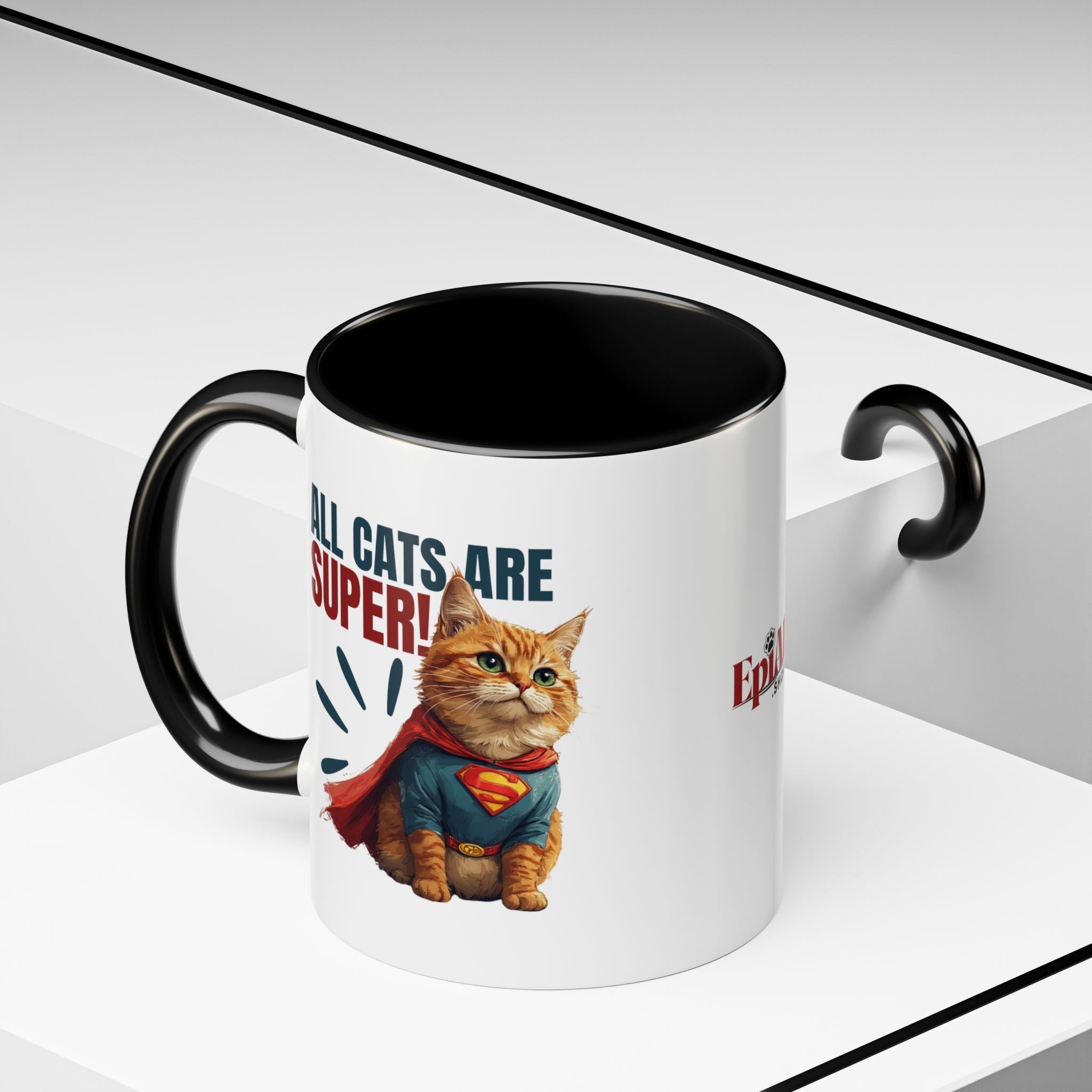 Super Cat Accent Mug | Funny Coffee Mug - Drinkware, Coffee Mugs - EpiAl's Shop