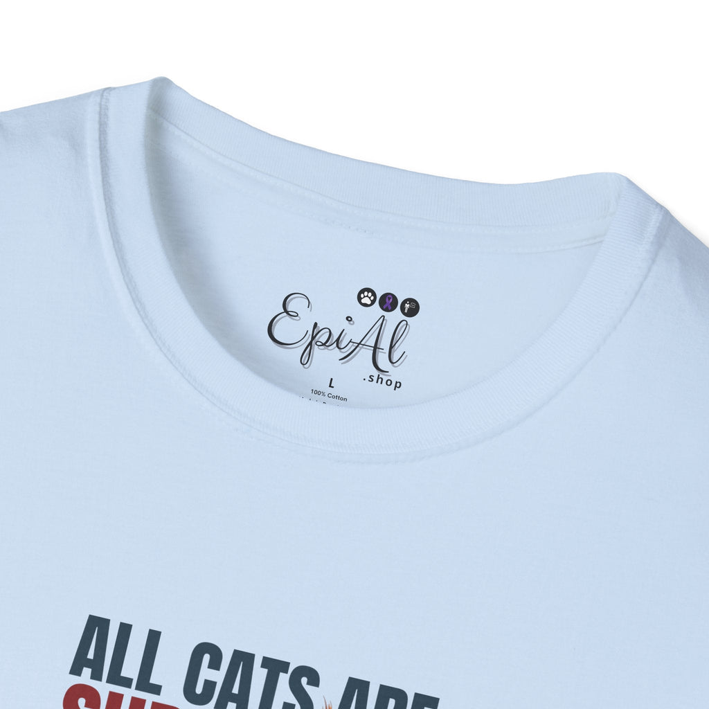 Super Cat Unisex T-Shirt, Fun Cat Lover Tee - Clothing, T-shirts - EpiAl's Shop