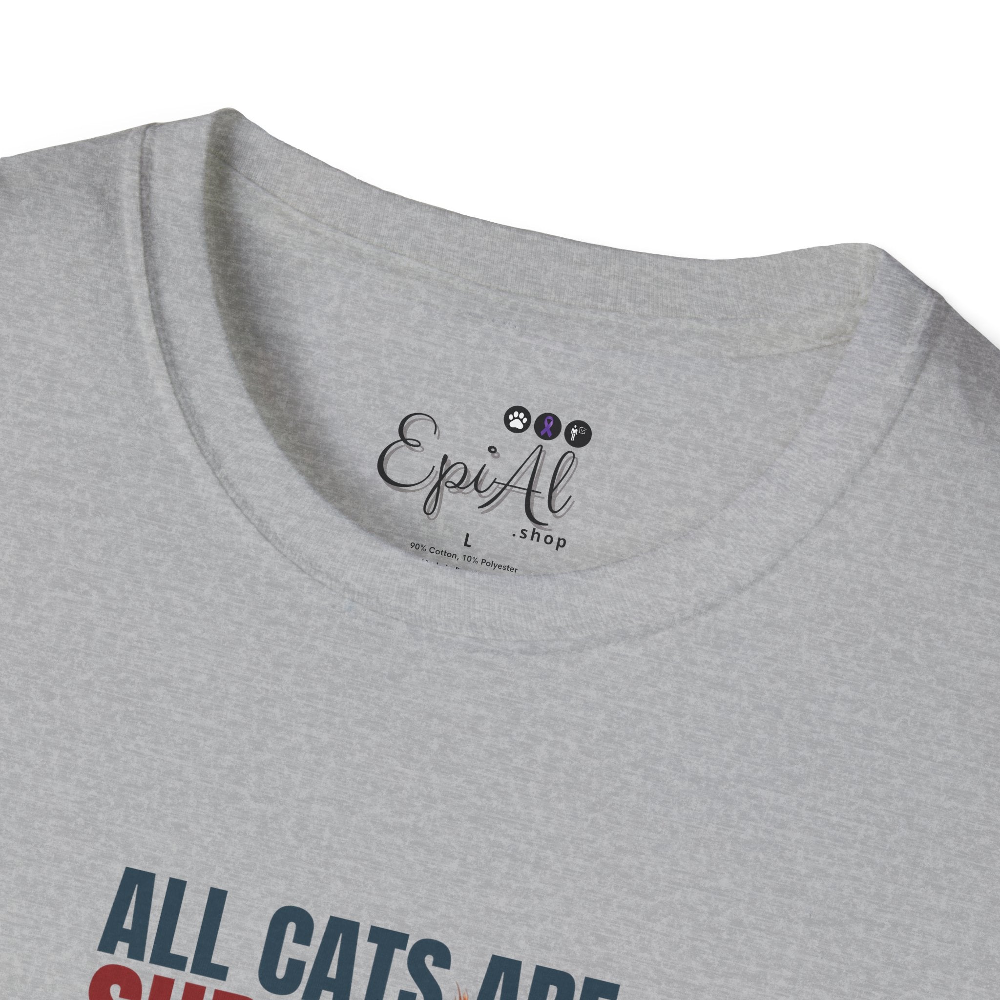 Super Cat Unisex T-Shirt, Fun Cat Lover Tee - Clothing, T-shirts - EpiAl's Shop
