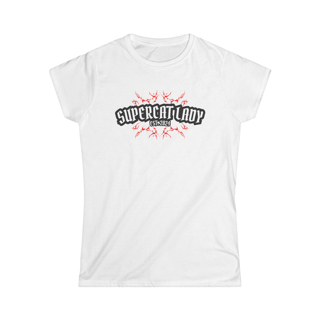 Supercat Lady Softstyle Tee - T - Shirt - Epileptic Al’s Shop