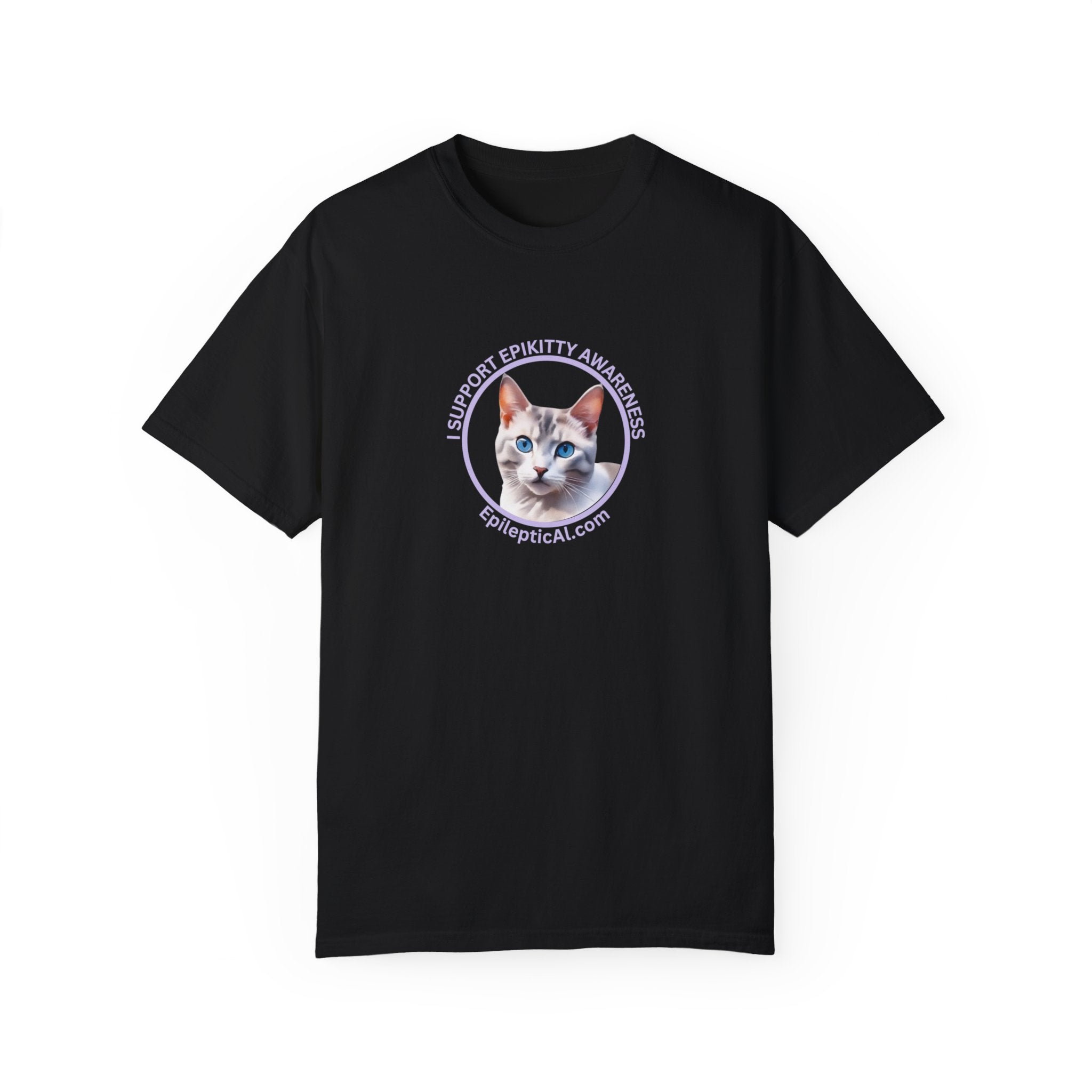 Support EpiKitty Awareness Unisex Garment-Dyed T-shirt - EpiAl's Shop