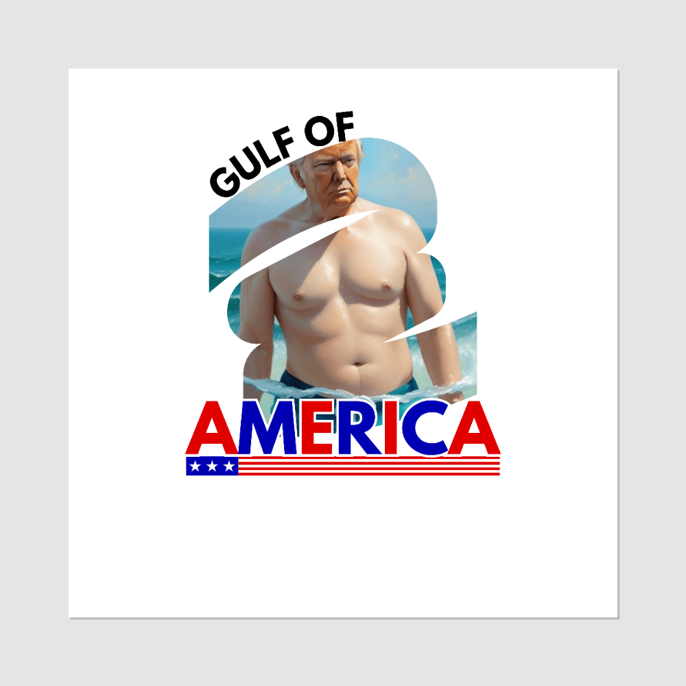 Swimming Trump American Gulf Temporary Tattoo - Accessories, Misc., Temporary Tattoos - EpiAl's Shop