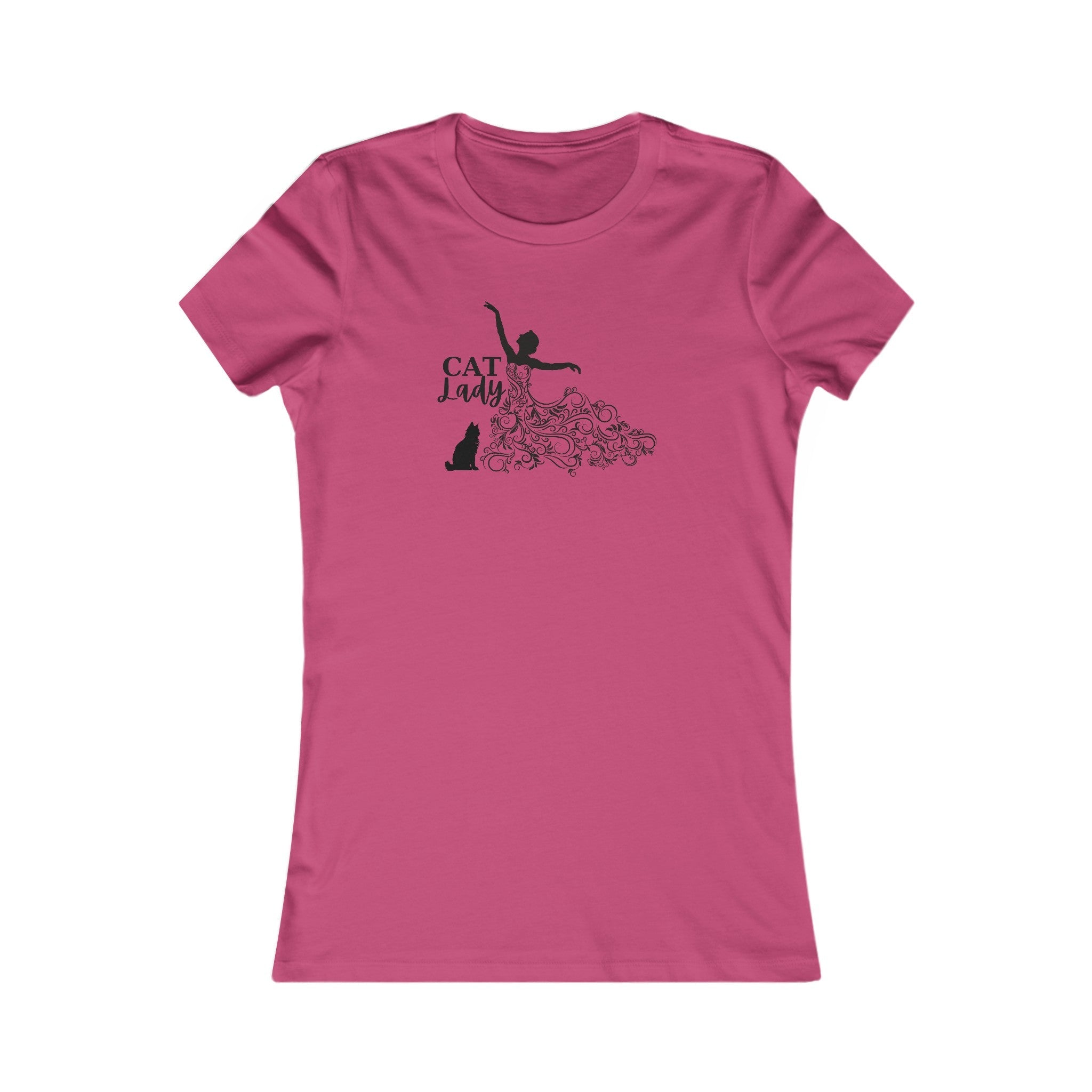 Swirly Cat Lady Women's Favorite Tee - EpiAl's Shop