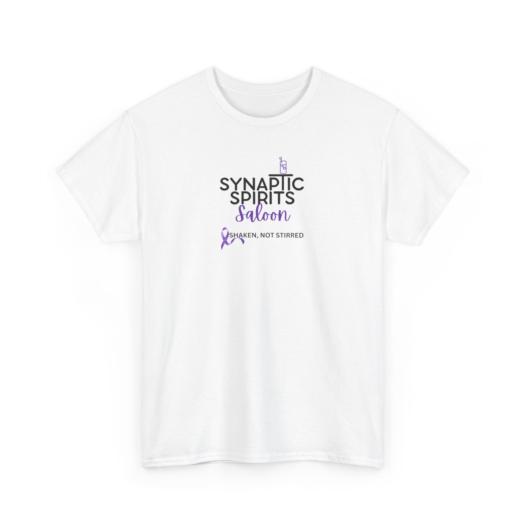 Synaptic Spirits Saloon Unisex Heavy Cotton Tee - T-Shirt - EpiAl's Shop