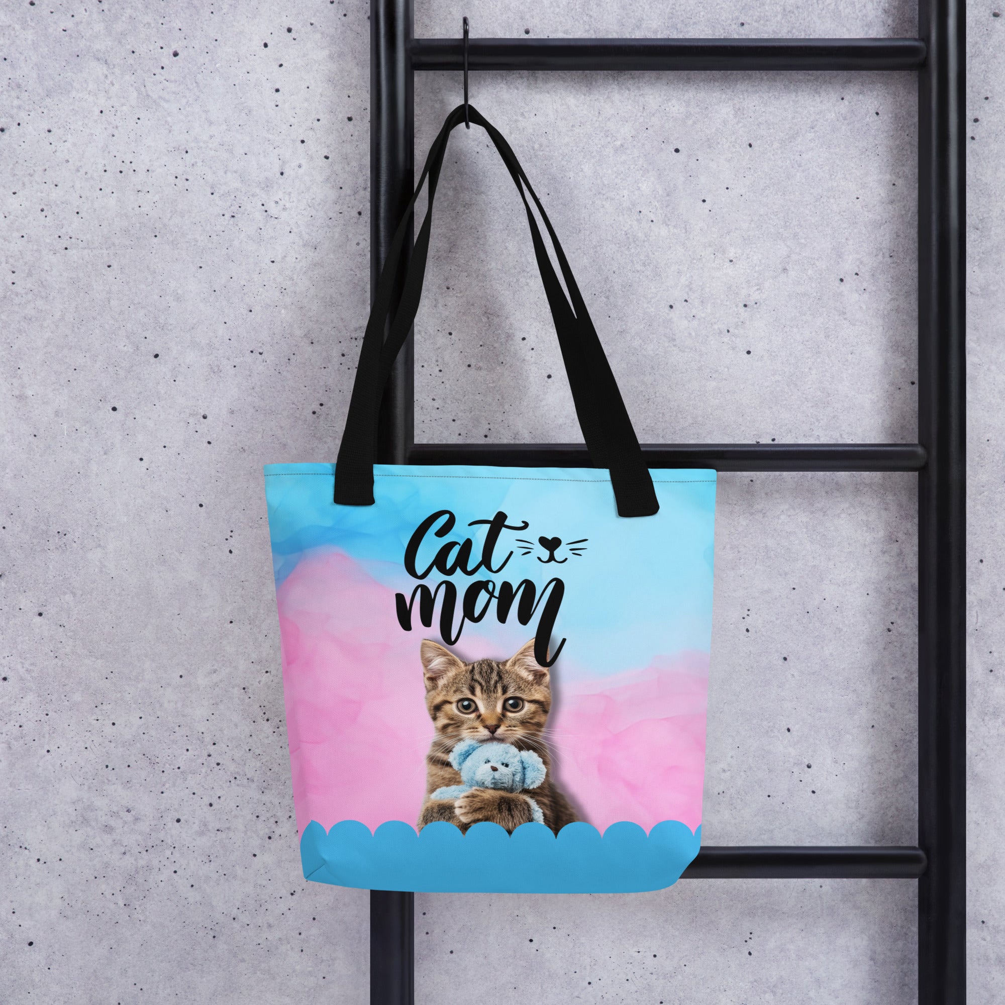 Tabby Cat Mom Tote Bag - Bags - EpiAl's Shop