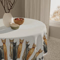 Tablecloth with Tall Kitties Design, Great for Cat Lovers - Decor, Dining, Table Decor - EpiAl's Shop