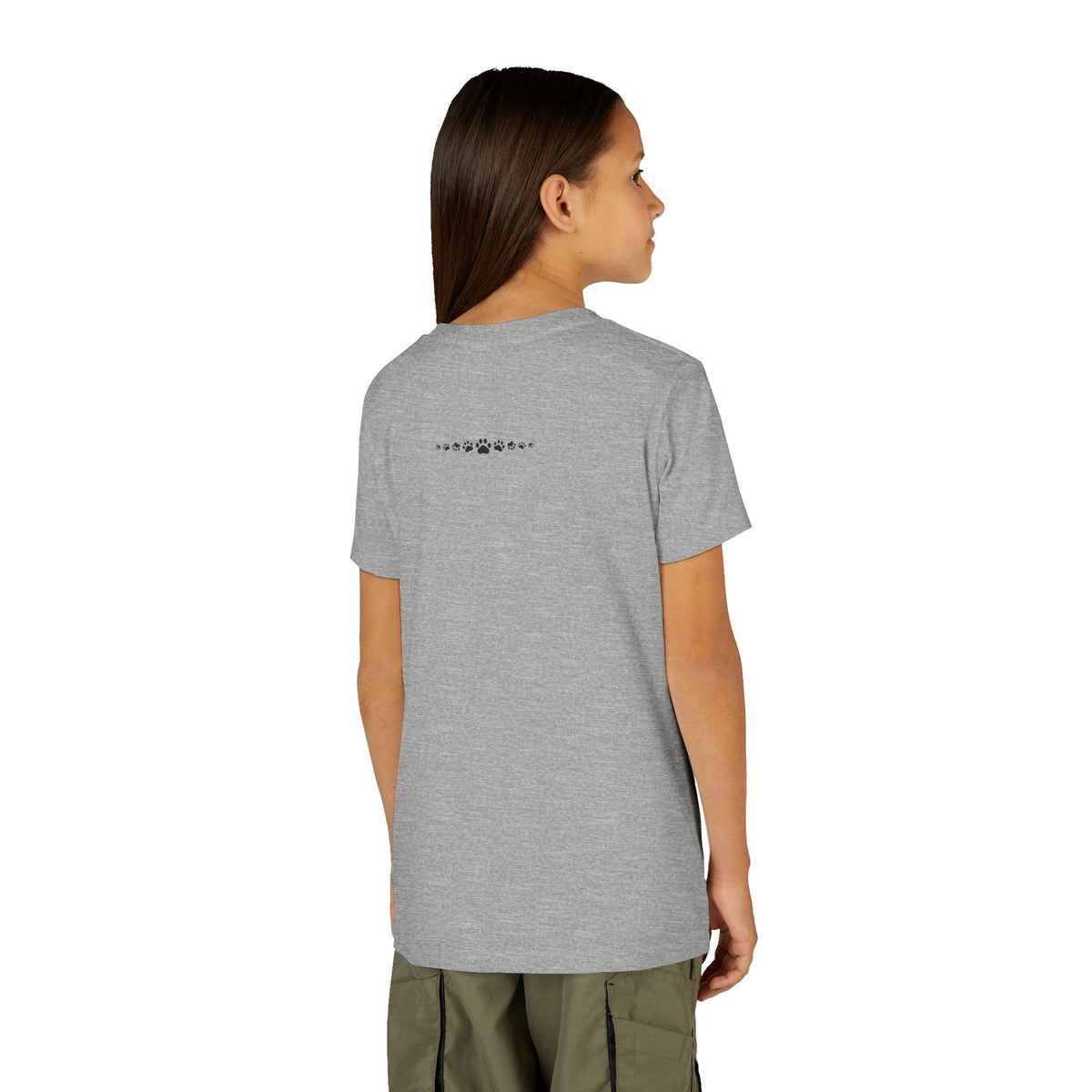 Tail Up, Move On Youth Tee – Small Human, Big Attitude - Clothing, Youth, Unisex, T-Shirt - EpiAl's Shop