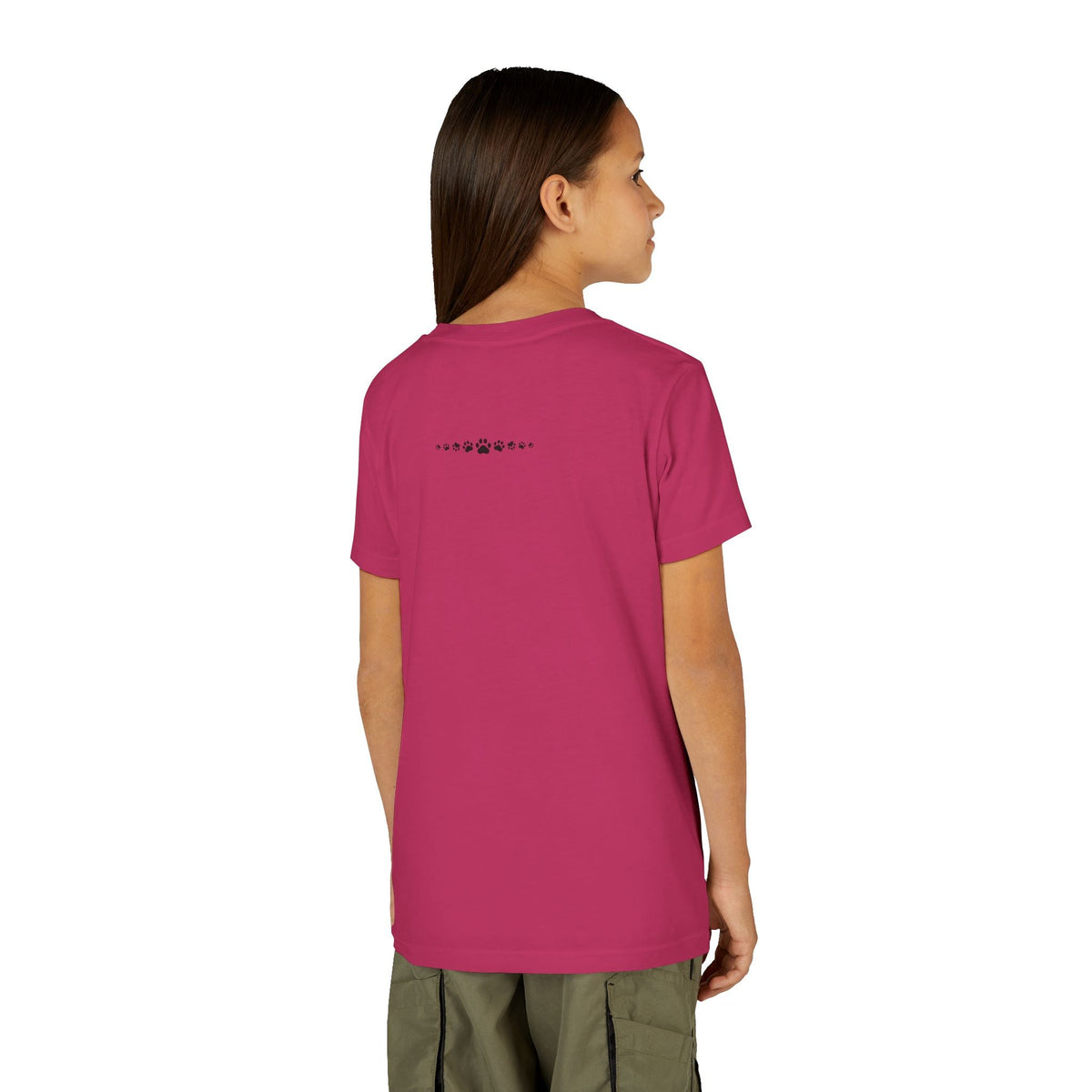 Tail Up, Move On Youth Tee – Small Human, Big Attitude - Clothing, Youth, Unisex, T-Shirt - EpiAl's Shop