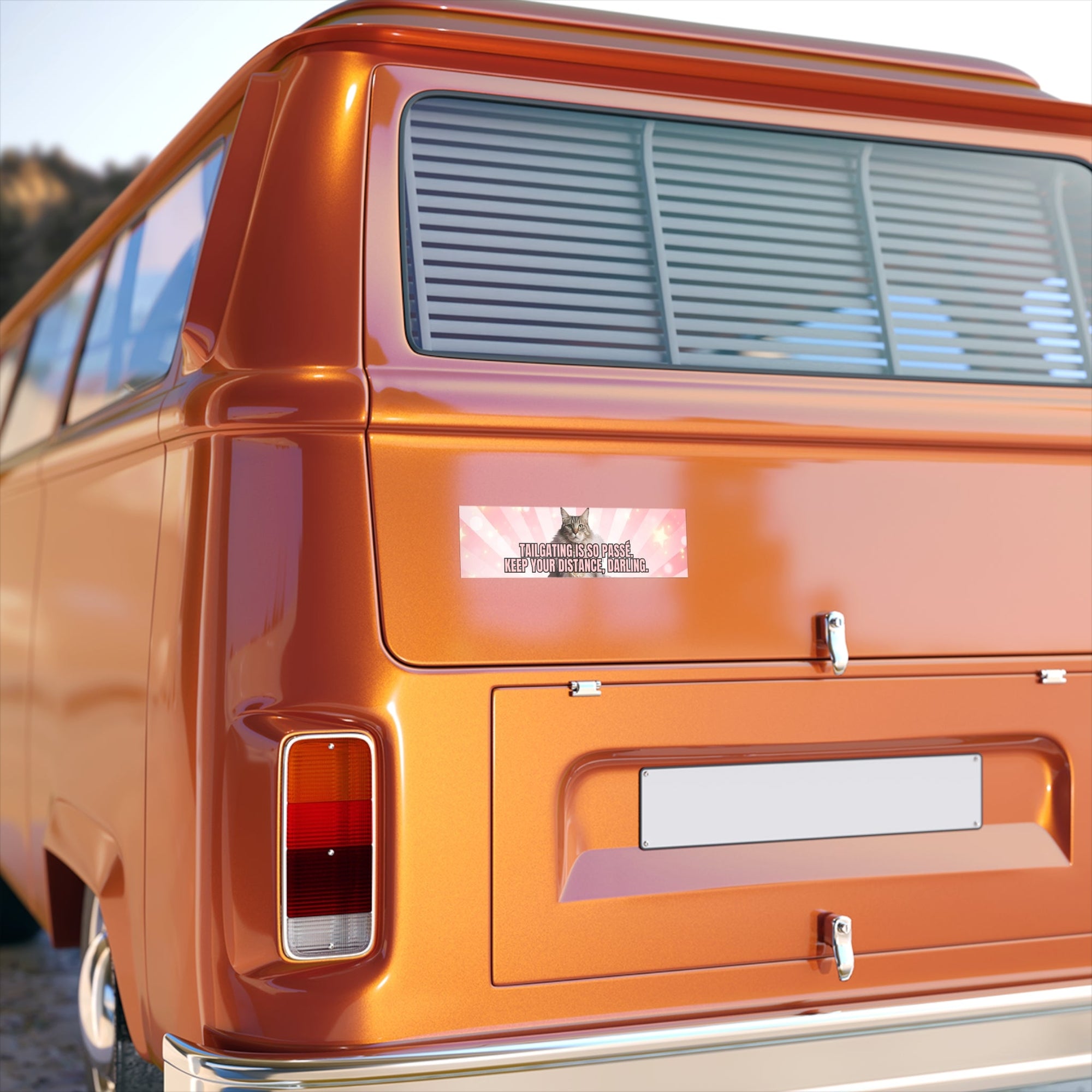 Tailgating is Passe Bumper Stickers - Accessories, Auto, Bumper Decor - EpiAl's Shop