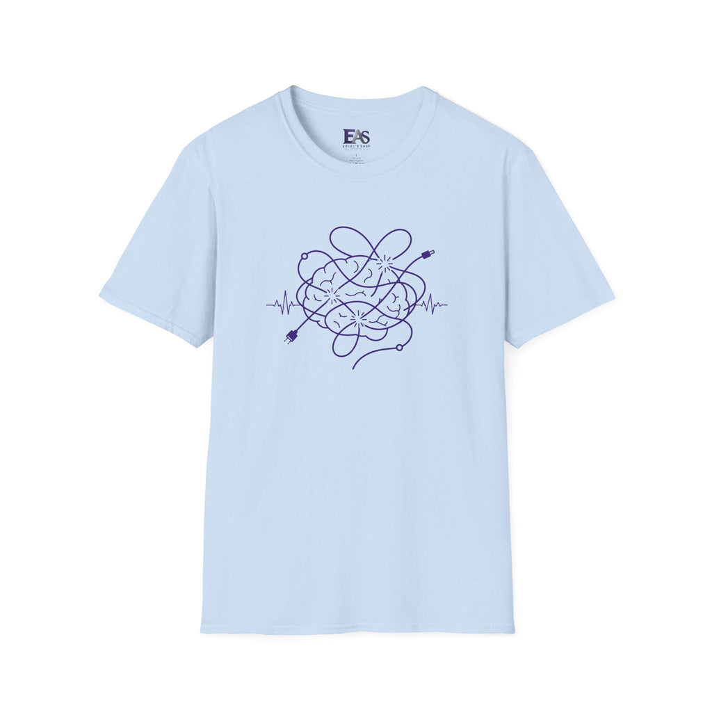 Tangled Brain Epilepsy Awareness T-Shirt - Clothing, Unisex, T-Shirts - EpiAl's Shop