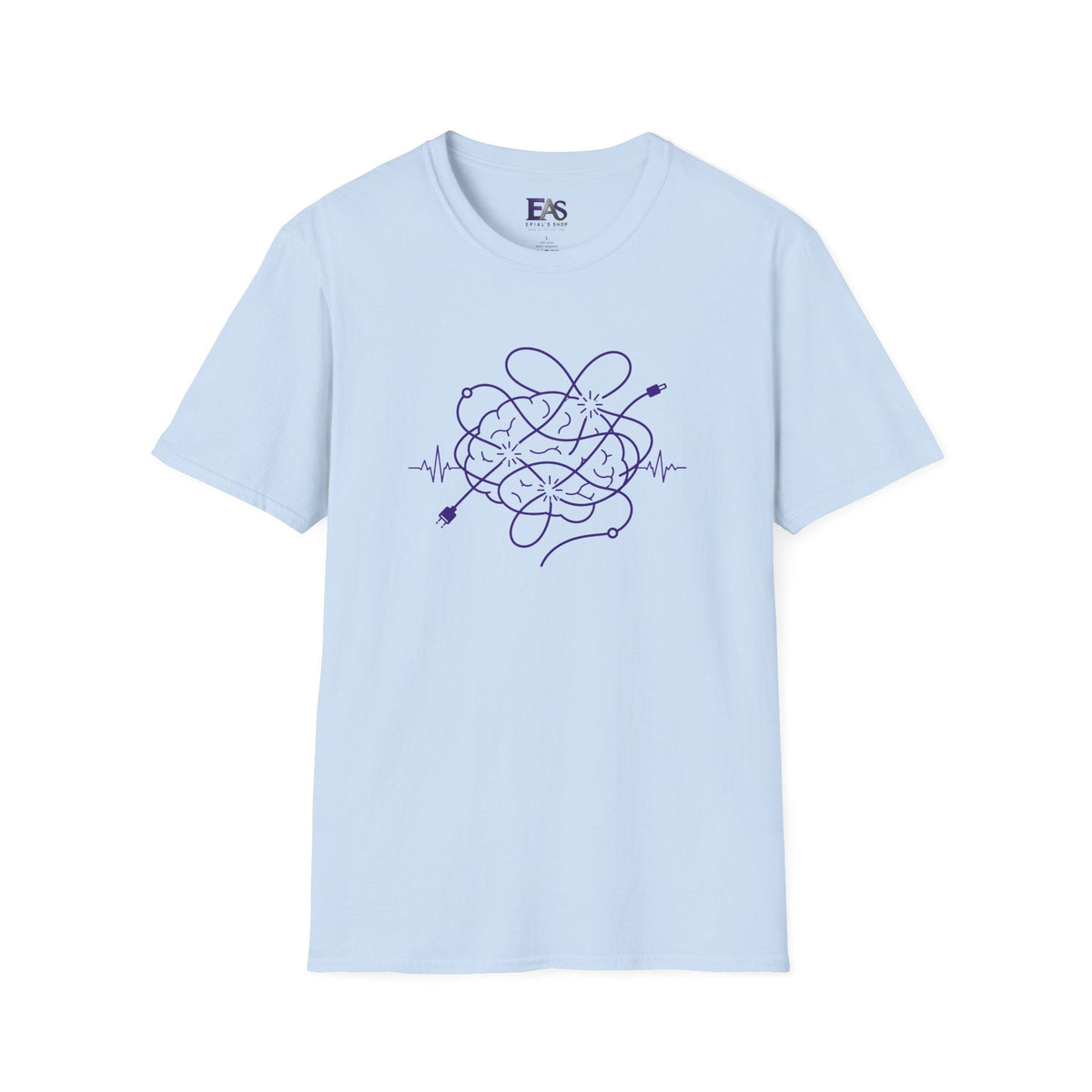Tangled Brain Epilepsy Awareness T-Shirt - Clothing, Unisex, T-Shirts - EpiAl's Shop
