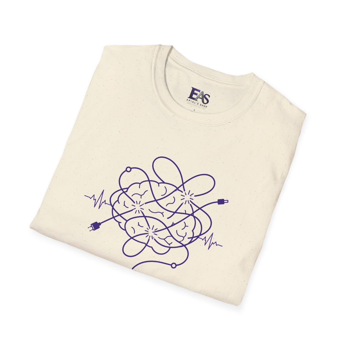 Tangled Brain Epilepsy Awareness T-Shirt - Clothing, Unisex, T-Shirts - EpiAl's Shop