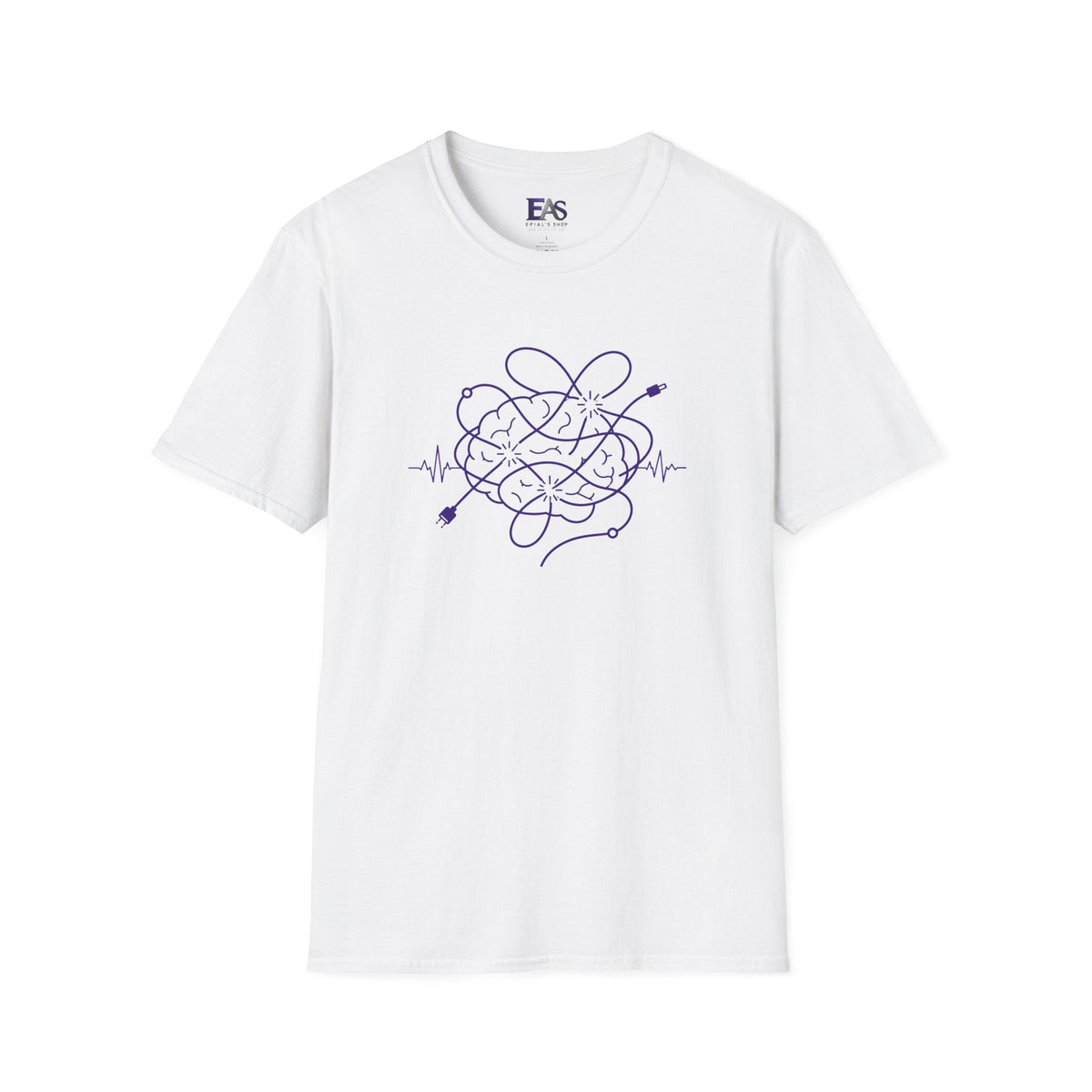 Tangled Brain Epilepsy Awareness T-Shirt - Clothing, Unisex, T-Shirts - EpiAl's Shop