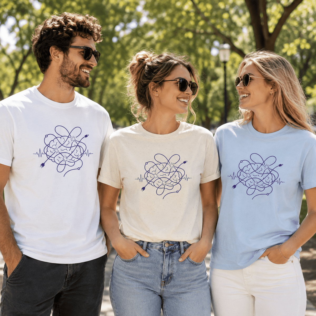 Tangled Brain Epilepsy Awareness T-Shirt - Clothing, Unisex, T-Shirts - EpiAl's Shop