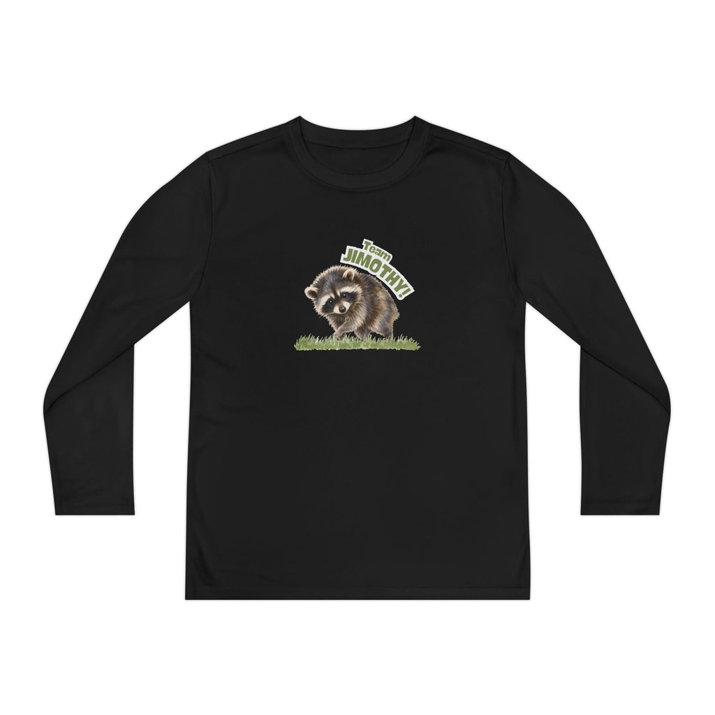 Team Jimothy Raccoon Youth Moisture-Wicking Athletic Tee - Clothing, Youth, Unisex, T-Shirt - EpiAl's Shop