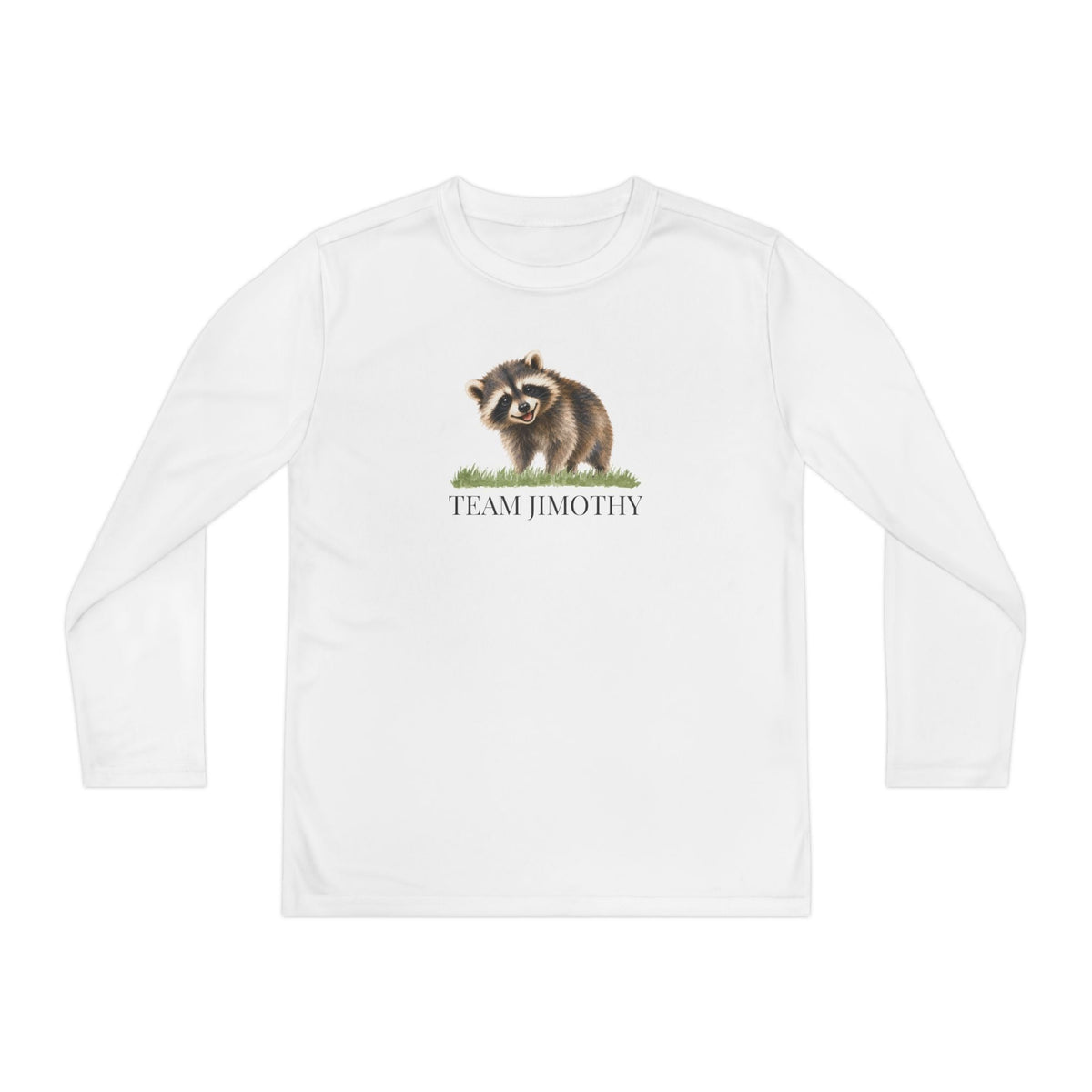 Team Jimothy Raccoon Youth Moisture-Wicking Athletic Tee - Clothing, Youth, Unisex, T-Shirt - EpiAl's Shop