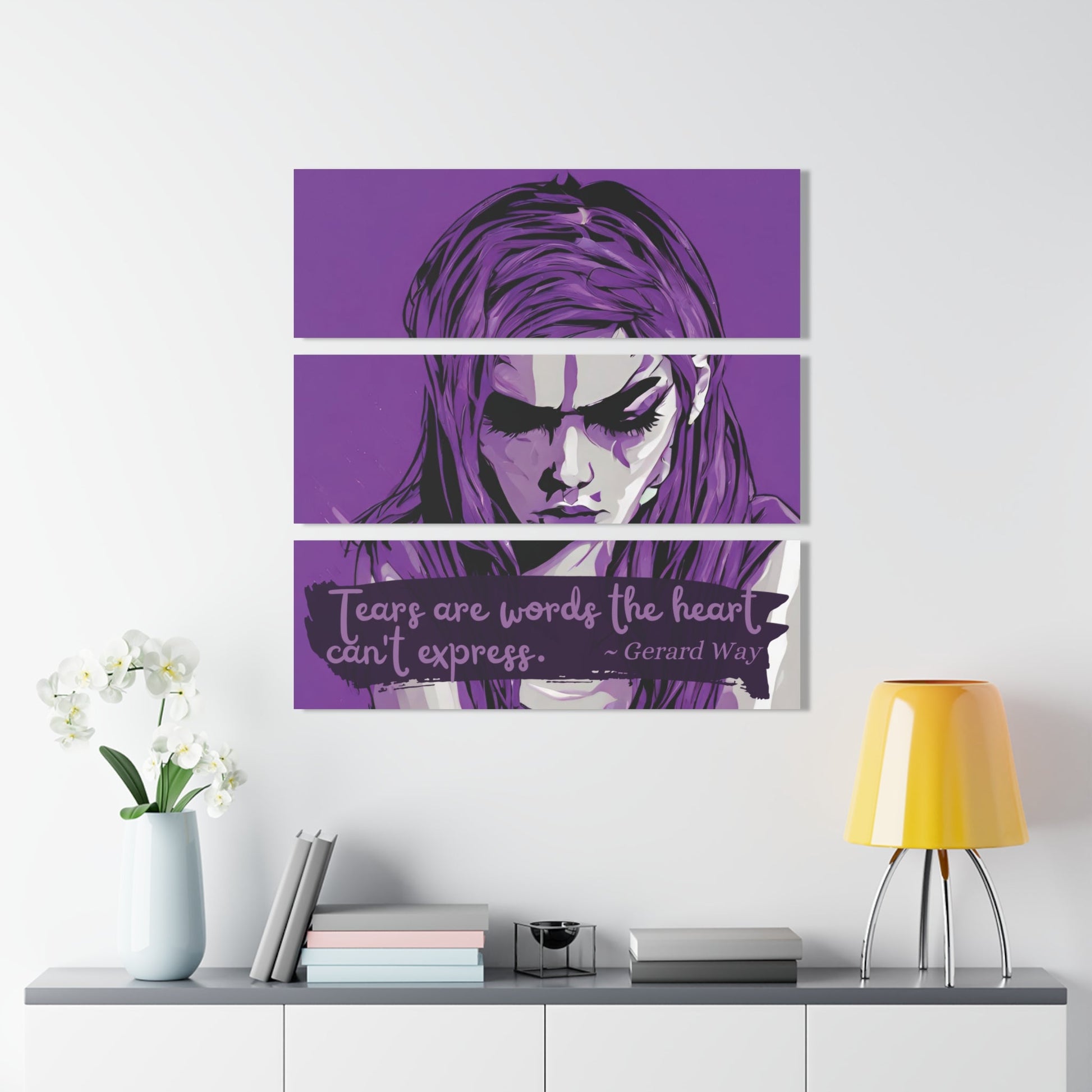 Tears Acrylic Prints (Triptych) - Home Decor - Epileptic Al’s Shop
