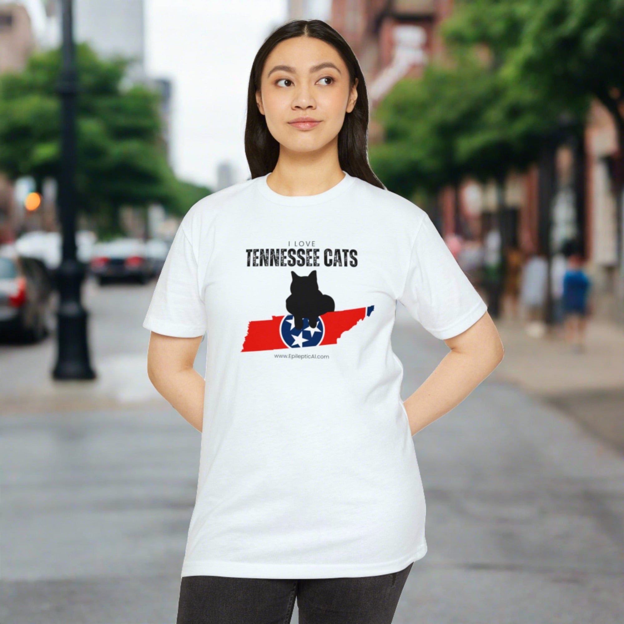 Tennessee Cats Unisex CVC Jersey T - shirt - T - Shirt - Epileptic Al’s Shop