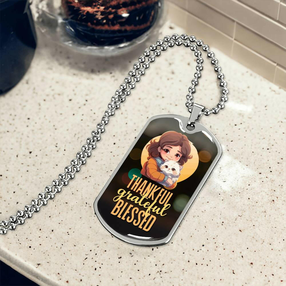 Thankful Grateful Blessed Necklace - EpiAl's Shop
