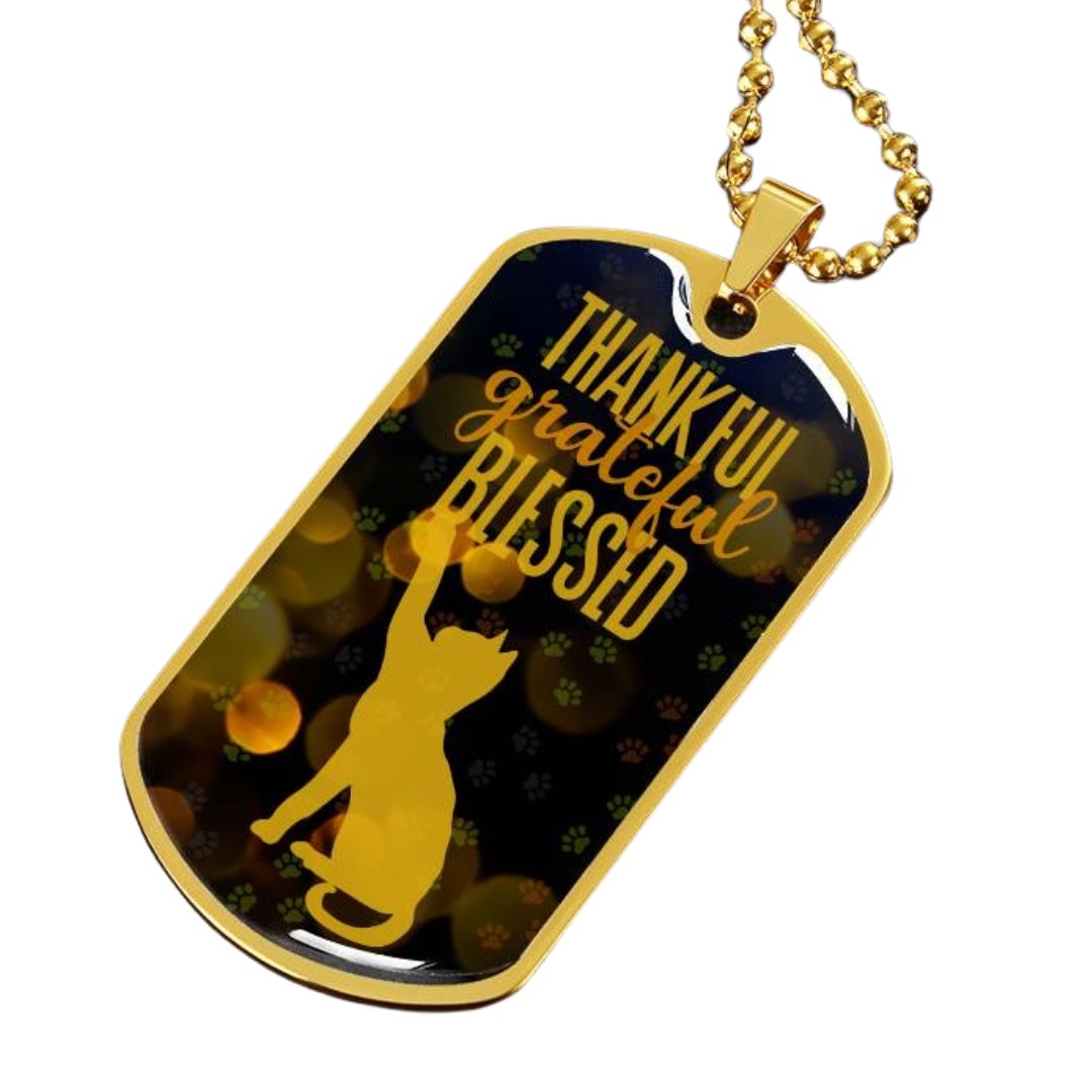 Thankful Grateful Blessed Necklace - EpiAl's Shop