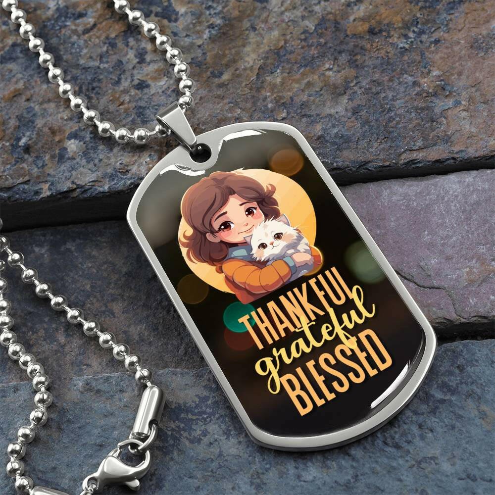 Thankful Grateful Blessed Necklace - EpiAl's Shop