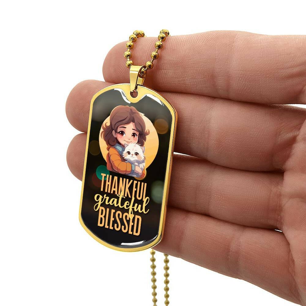 Thankful Grateful Blessed Necklace - EpiAl's Shop
