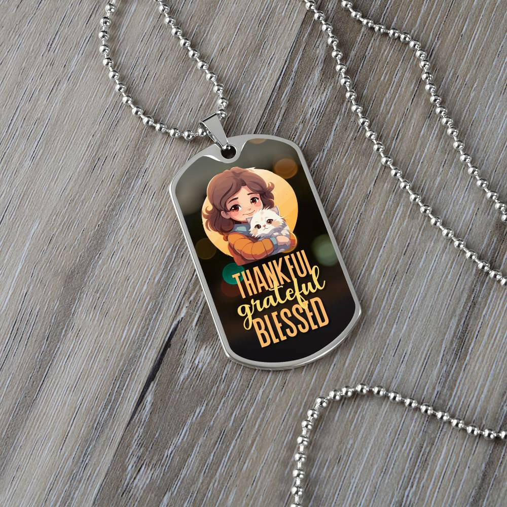 Thankful Grateful Blessed Necklace - EpiAl's Shop