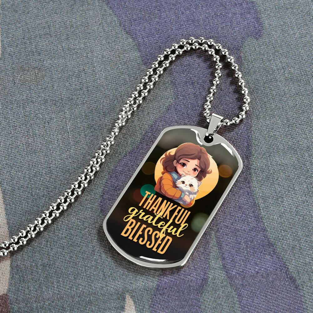 Thankful Grateful Blessed Necklace - EpiAl's Shop