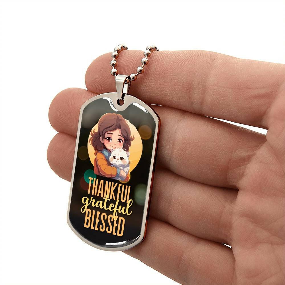 Thankful Grateful Blessed Necklace - EpiAl's Shop