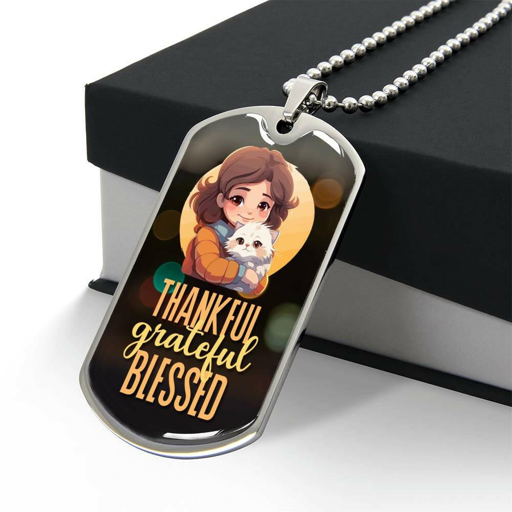 Thankful Grateful Blessed Necklace - EpiAl's Shop