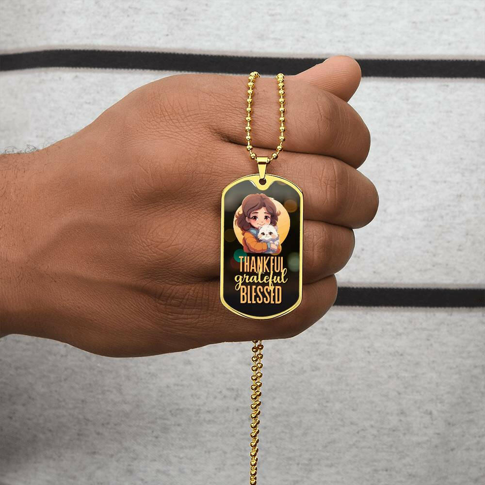 Thankful Grateful Blessed Necklace - EpiAl's Shop