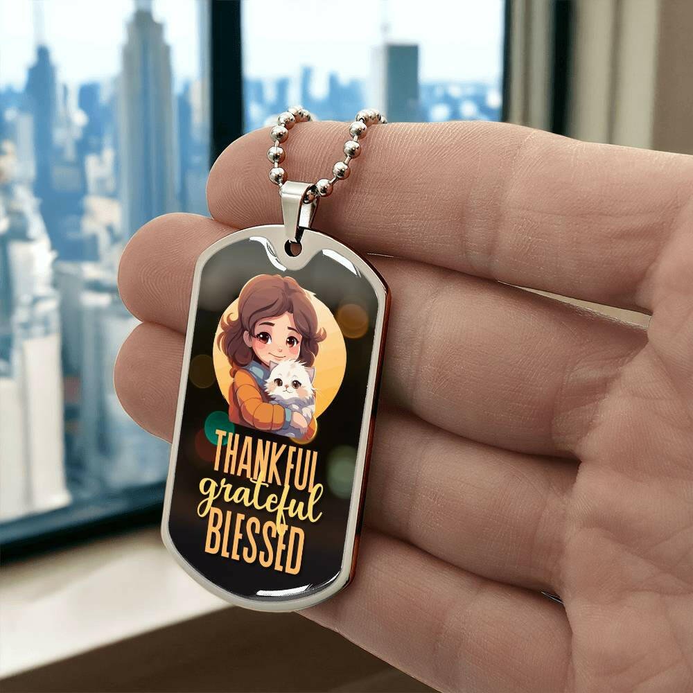 Thankful Grateful Blessed Necklace - EpiAl's Shop