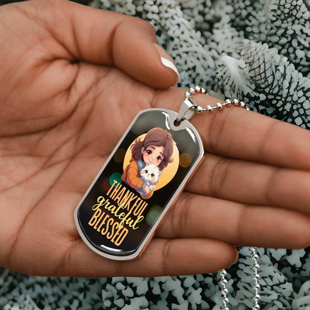 Thankful Grateful Blessed Necklace - EpiAl's Shop