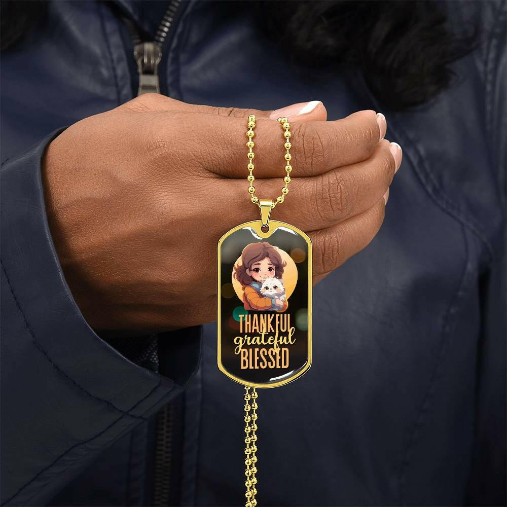 Thankful Grateful Blessed Necklace - EpiAl's Shop