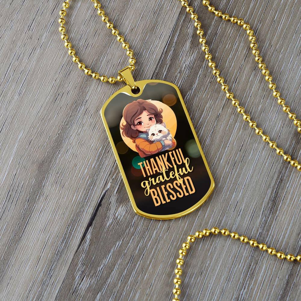 Thankful Grateful Blessed Necklace - EpiAl's Shop