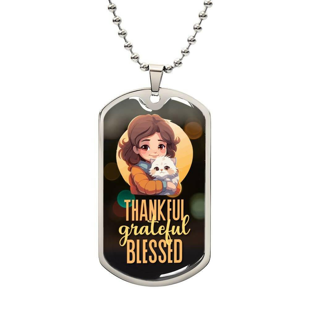 Thankful Grateful Blessed Necklace - EpiAl's Shop