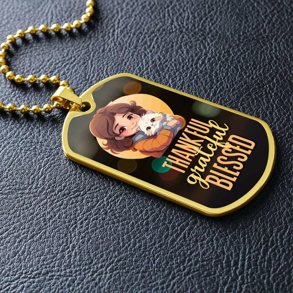 Thankful Grateful Blessed Necklace - EpiAl's Shop