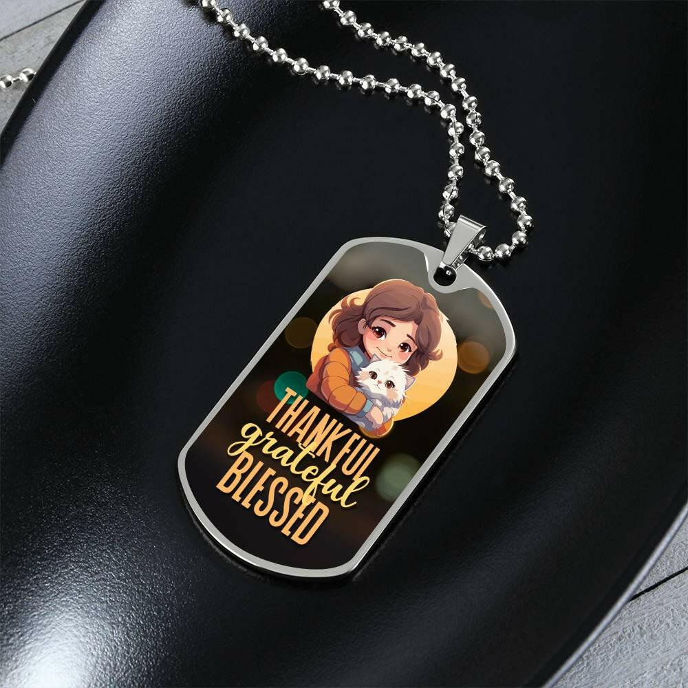 Thankful Grateful Blessed Necklace - EpiAl's Shop