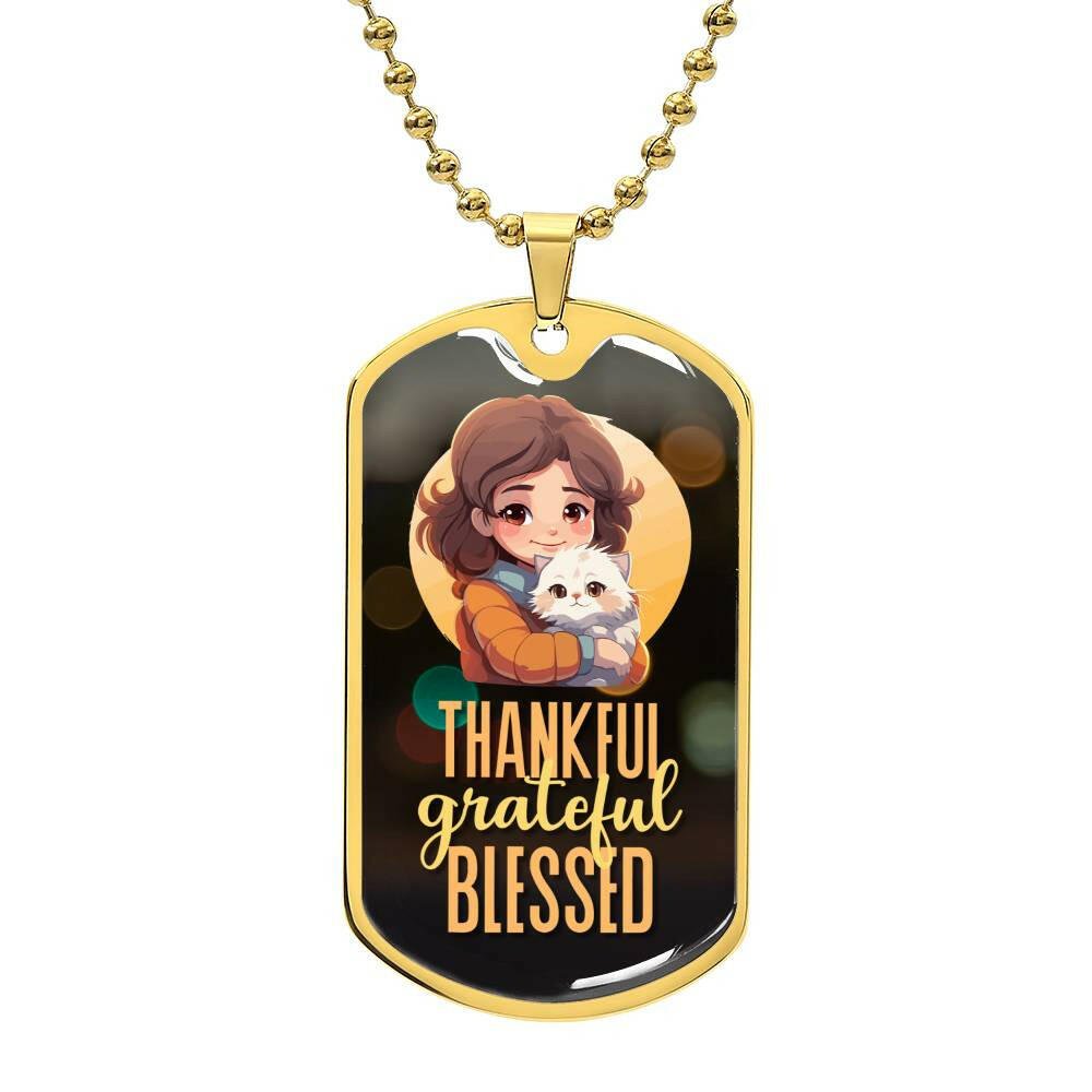 Thankful Grateful Blessed Necklace - EpiAl's Shop