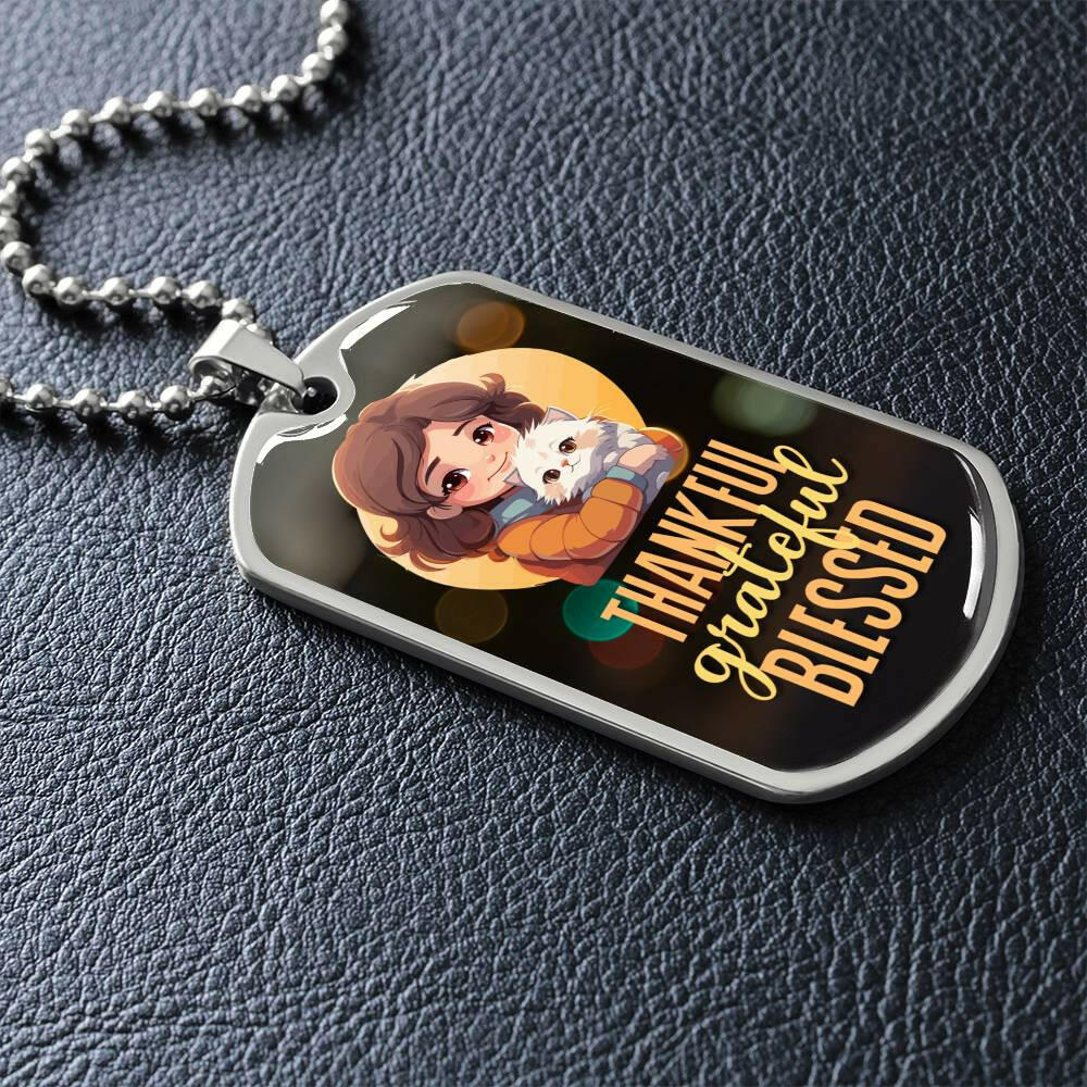 Thankful Grateful Blessed Necklace - EpiAl's Shop